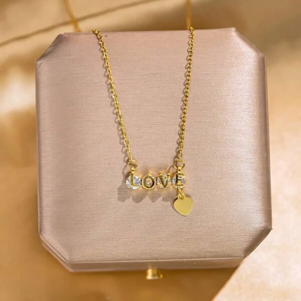 Stainless Steel Love Necklace