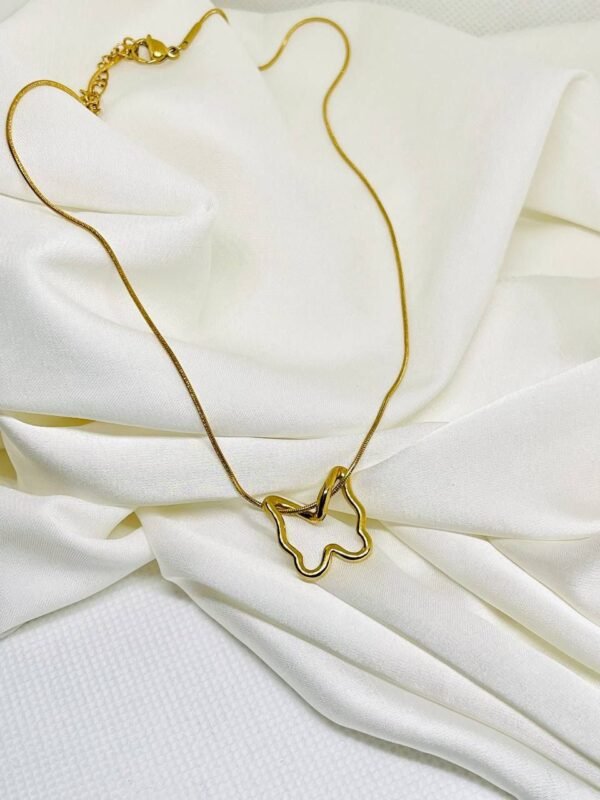 Stainless Steel Butterfly Necklace