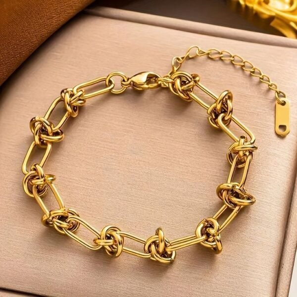 Stainless Steel Knot Bracelet
