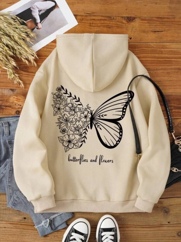 ⁦Printed Hoodie⁩ - الصورة ⁦5⁩
