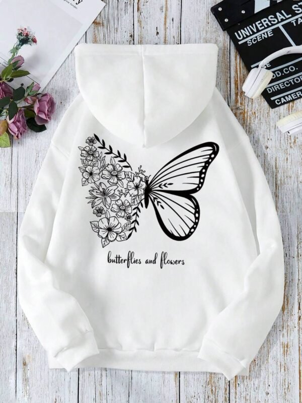 ⁦Printed Hoodie⁩ - الصورة ⁦6⁩