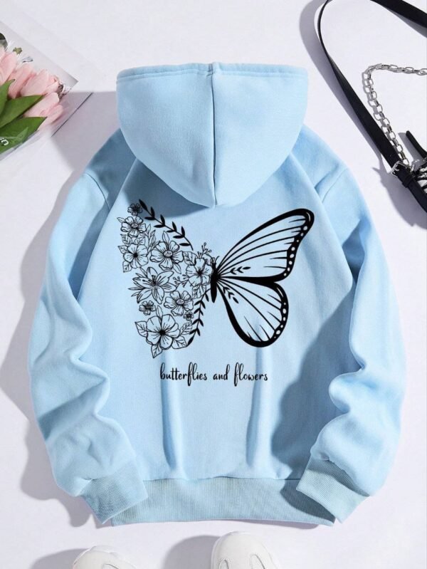⁦Printed Hoodie⁩ - الصورة ⁦4⁩
