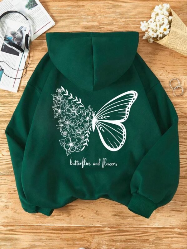 ⁦Printed Hoodie⁩ - الصورة ⁦3⁩