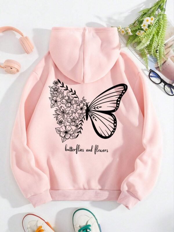 ⁦Printed Hoodie⁩ - الصورة ⁦2⁩